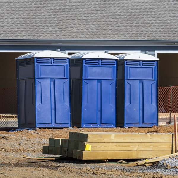 how do you dispose of waste after the portable restrooms have been emptied in Donnelsville